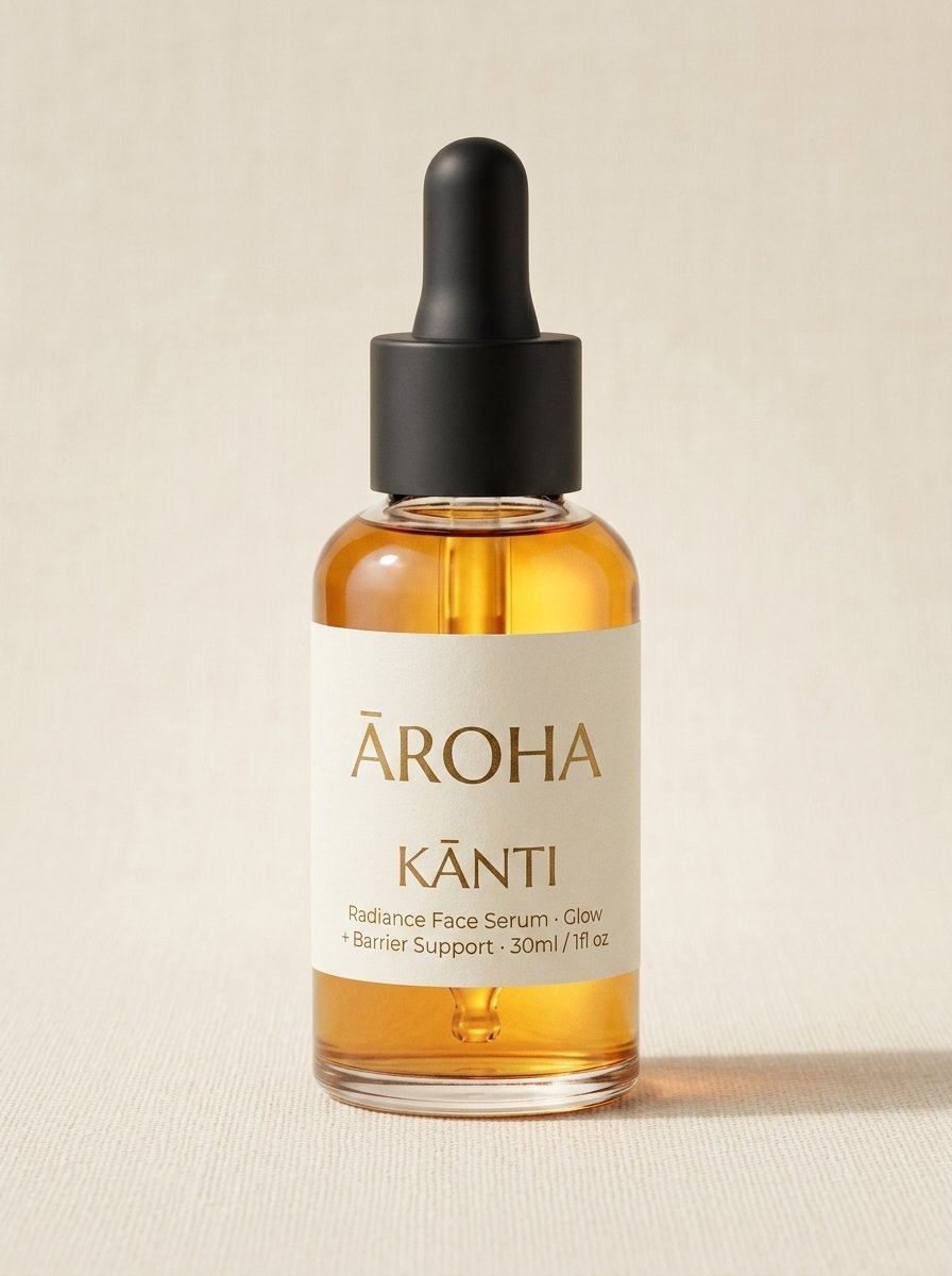 KĀNTI Radiance Activation Serum bottle — macro view